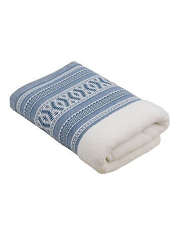Serviette de toilette coton éponge ETHNIQUE