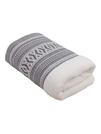 Serviette de toilette coton éponge ETHNIQUE