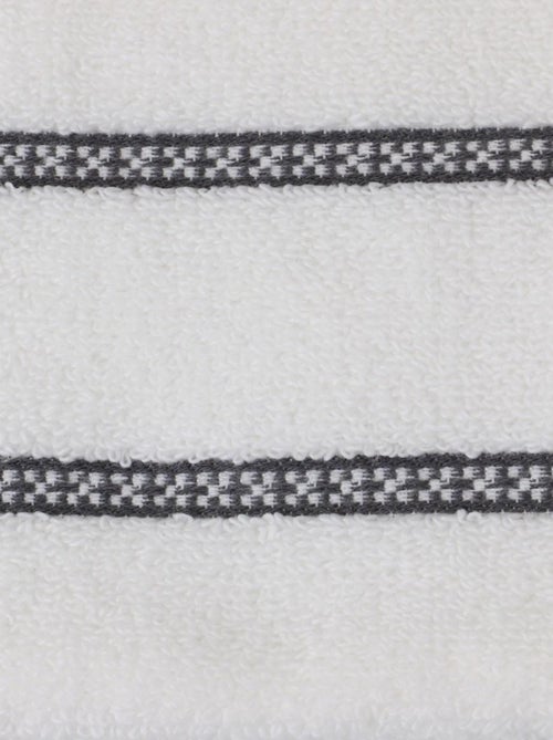 Serviette de toilette coton éponge ETHNIQUE - Kiabi