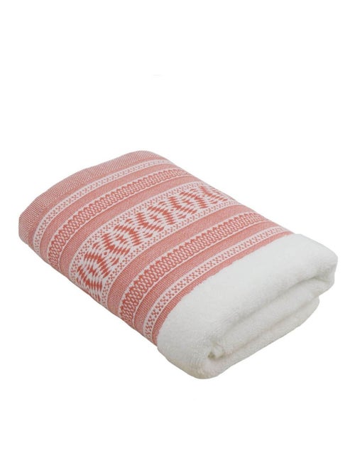 Serviette de toilette coton éponge ETHNIQUE - Kiabi