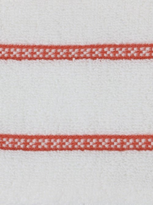 Serviette de toilette coton éponge ETHNIQUE - Kiabi