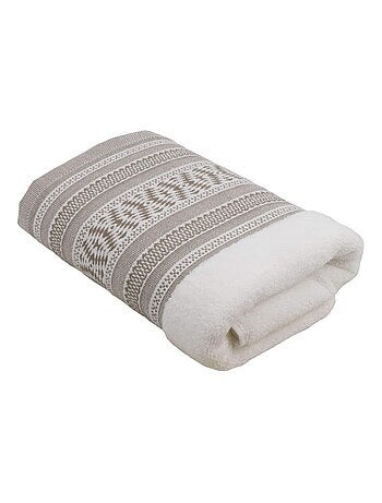 Serviette de toilette coton éponge ETHNIQUE