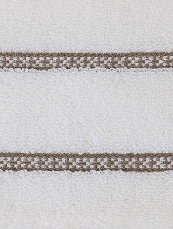 Serviette de toilette coton éponge ETHNIQUE