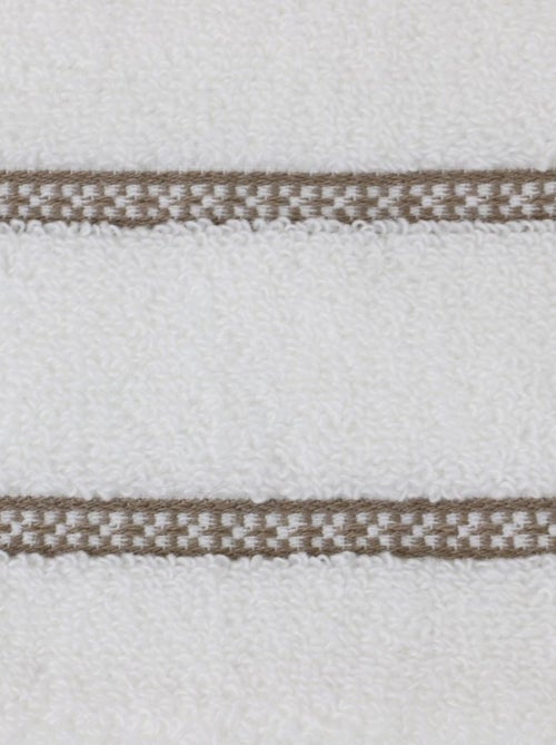 Serviette de toilette coton éponge ETHNIQUE - Kiabi