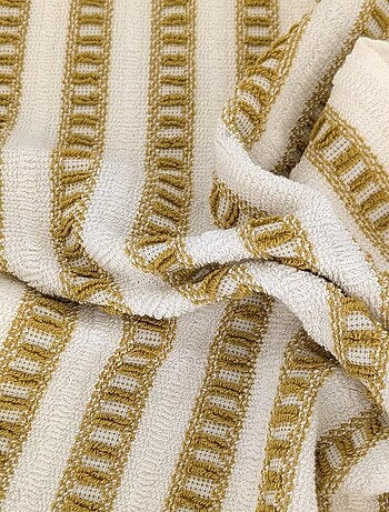 Serviette de toilette coton SANTORINI A rayures