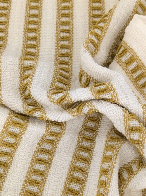 Serviette de toilette coton  SANTORINI A rayures - Kiabi