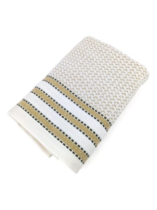 Serviette de toilette coton  SANTORINI Liteau