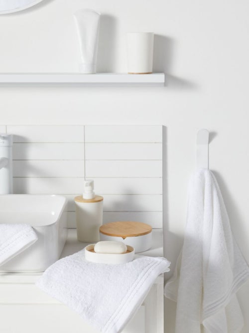 Serviette de toilette coton uni BATHROOM - Kiabi