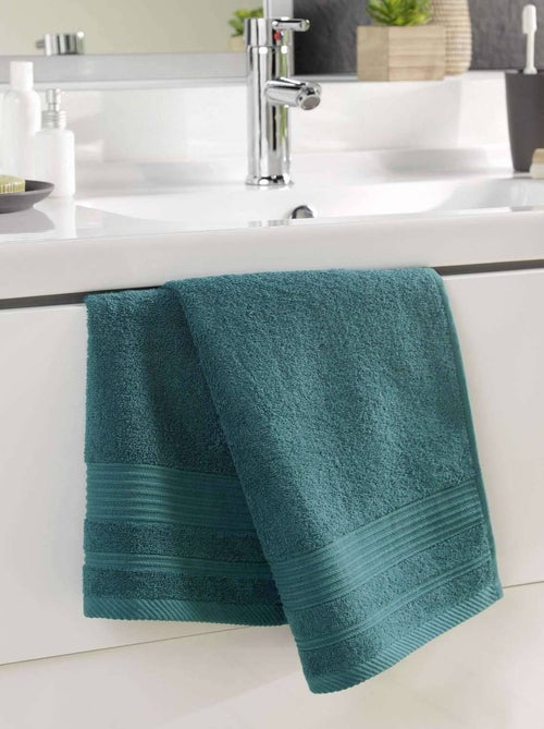 Serviette de toilette DAYTA - Eponge unie - Kiabi