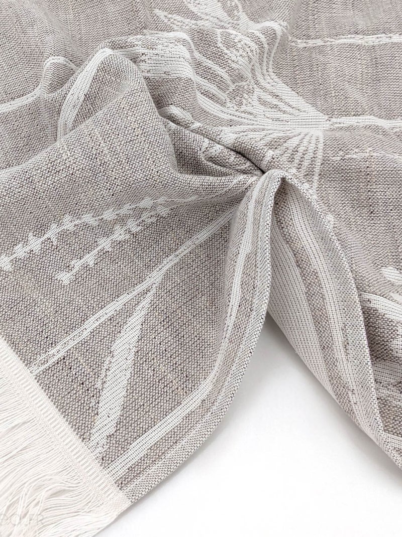 Serviette de toilette DRY DANDELION Beige/Noir - Kiabi