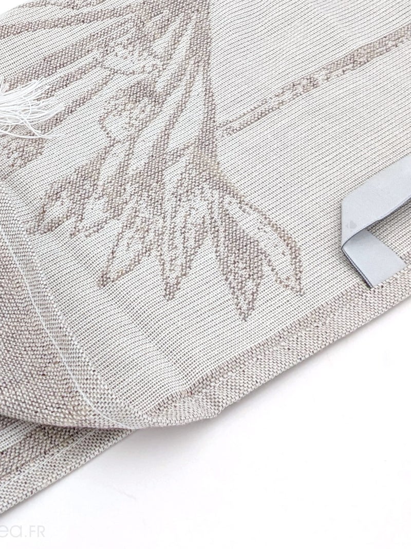 Serviette de toilette DRY DANDELION Beige/Noir - Kiabi