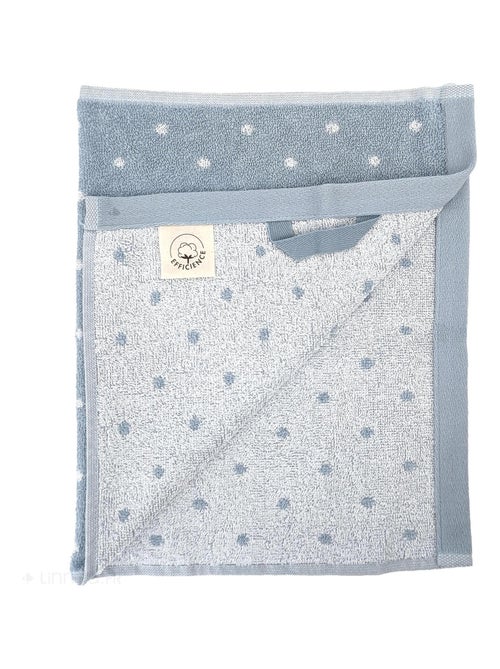 Serviette de toilette EFFICIENCE DOTS - Kiabi