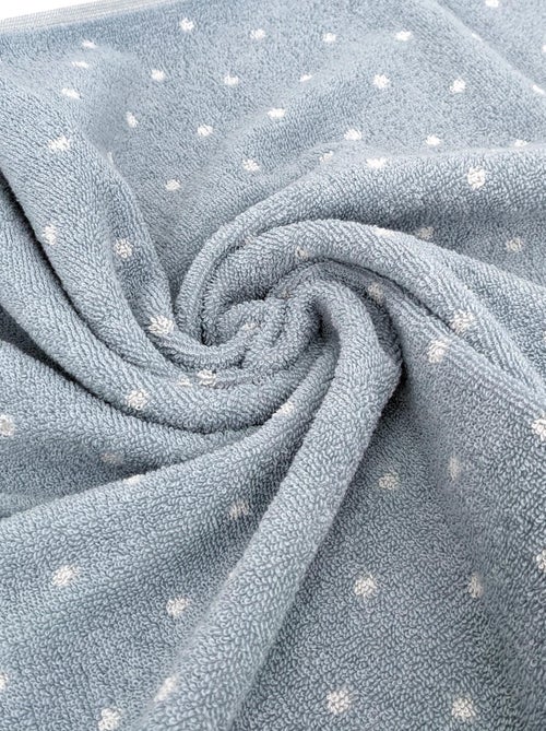 Serviette de toilette EFFICIENCE DOTS - Kiabi