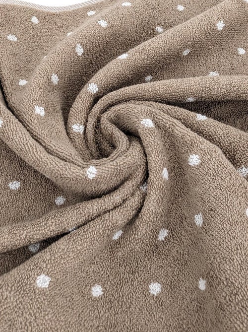 Serviette de toilette EFFICIENCE DOTS - Kiabi