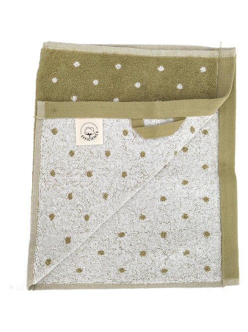 Serviette de toilette EFFICIENCE DOTS - Kiabi