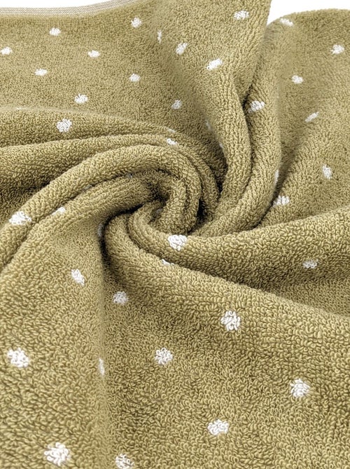 Serviette de toilette EFFICIENCE DOTS - Kiabi