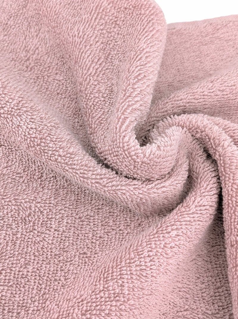 Serviette de toilette EFFICIENCE PURE Rose parme - Kiabi