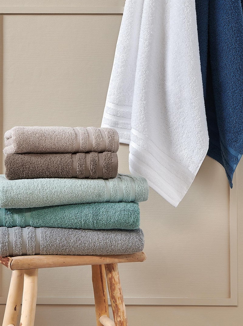 Serviette de toilette EFFICIENCE PURE Vert tilleul - Kiabi