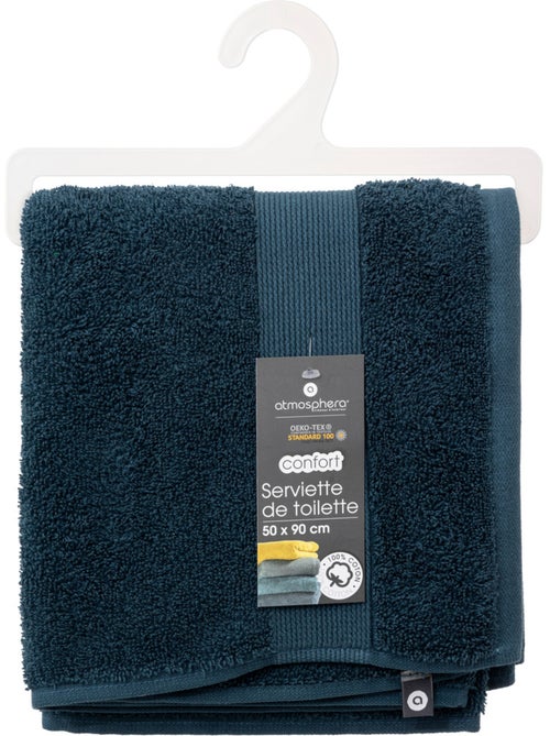 Serviette de toilette en coton éponge PRAIA - Kiabi