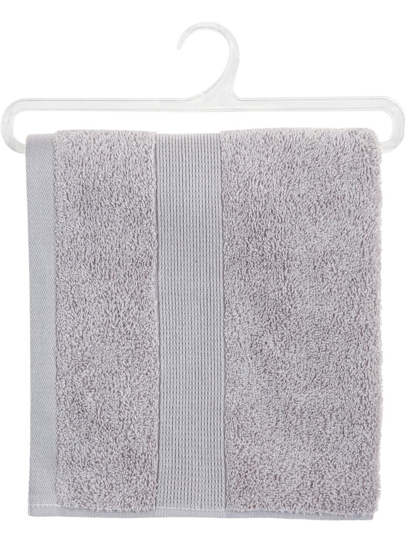 Serviette de toilette en coton éponge PRAIA Gris clair - Kiabi