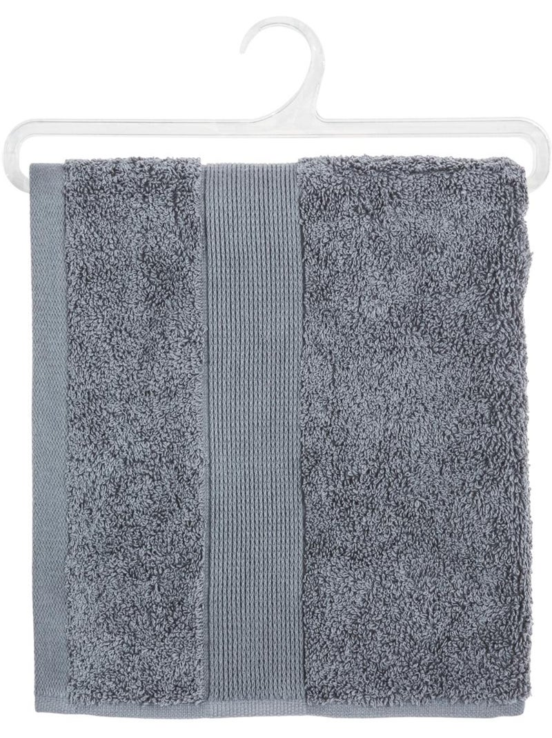 Serviette de toilette en coton éponge PRAIA Gris - Kiabi
