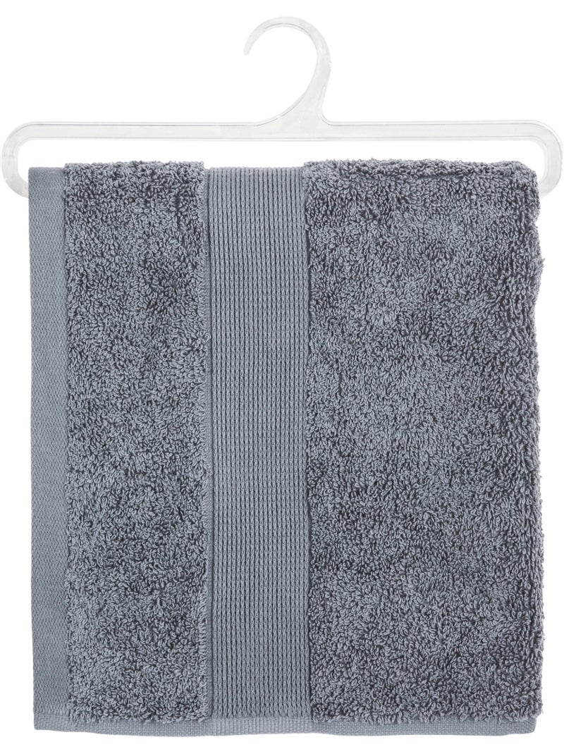 Serviette de toilette en coton éponge PRAIA Gris - Kiabi