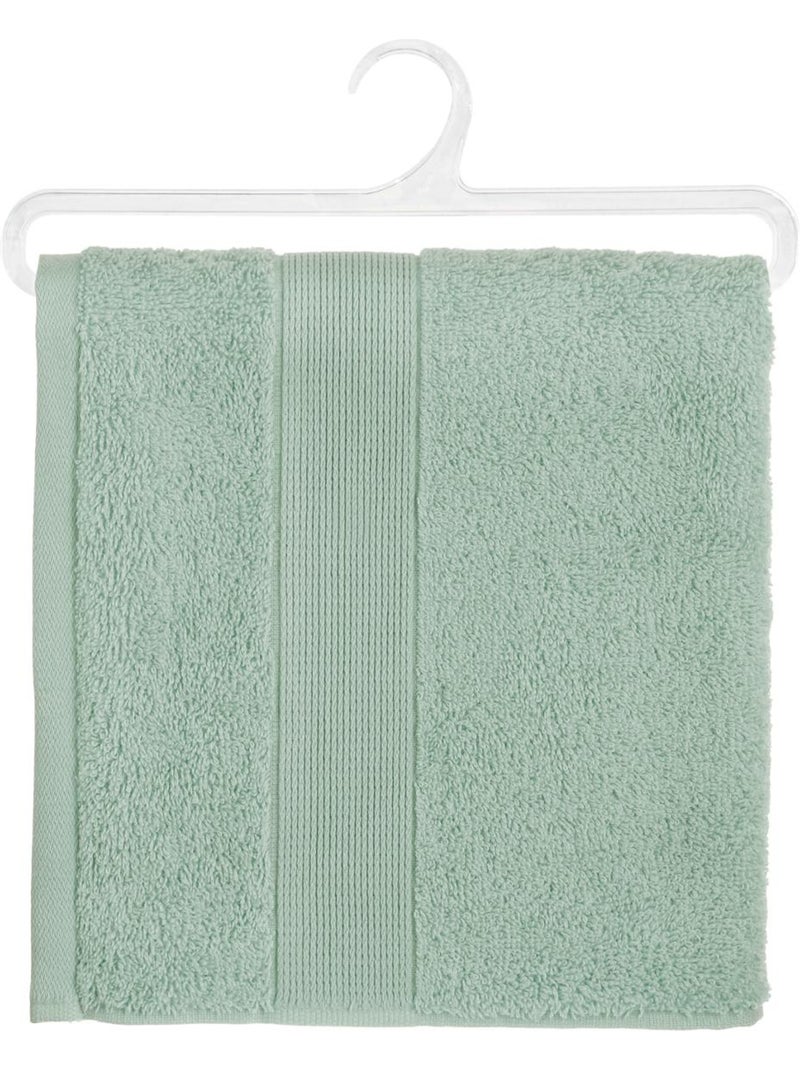 Serviette de toilette en coton éponge PRAIA Vert clair - Kiabi