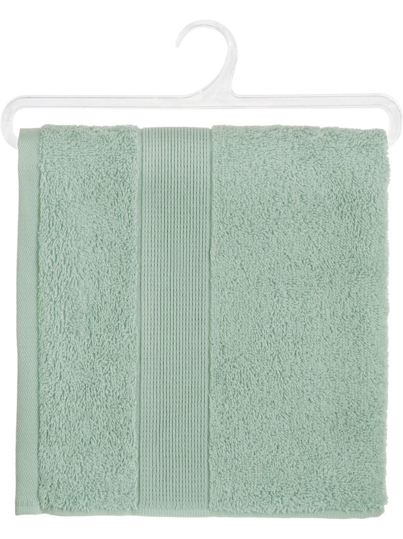 Serviette de toilette en coton éponge PRAIA Vert clair - Kiabi