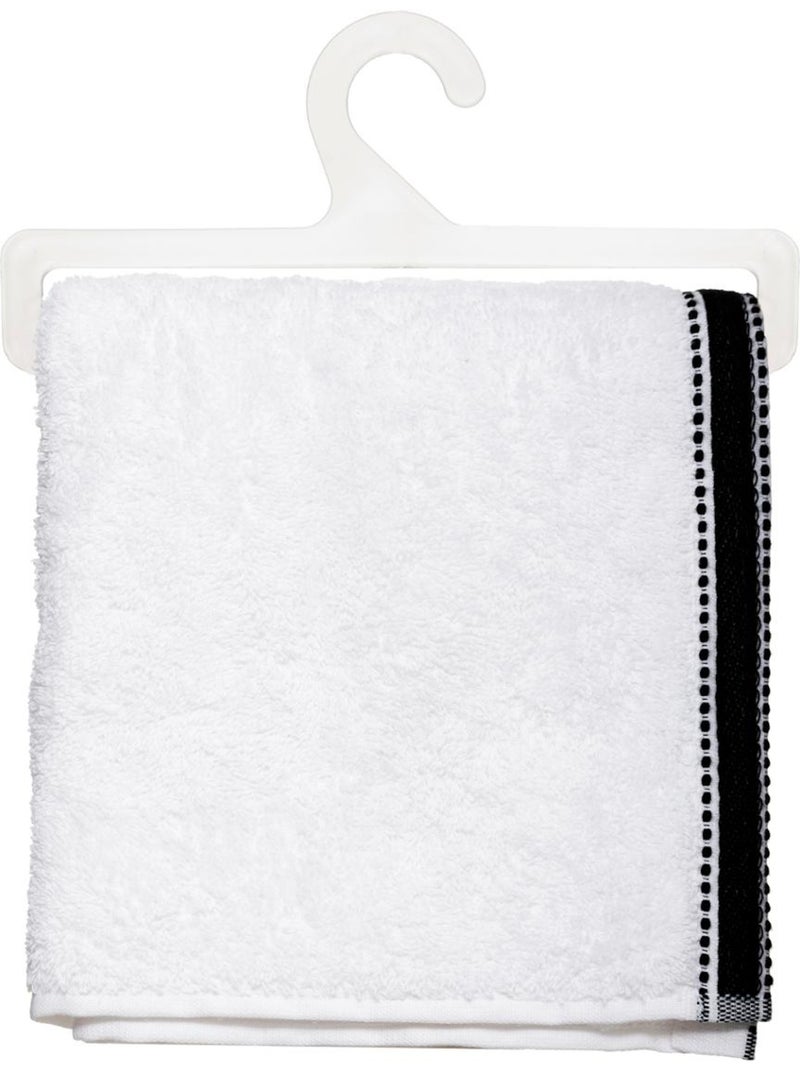 Serviette de toilette en coton JOIA Blanc - Kiabi