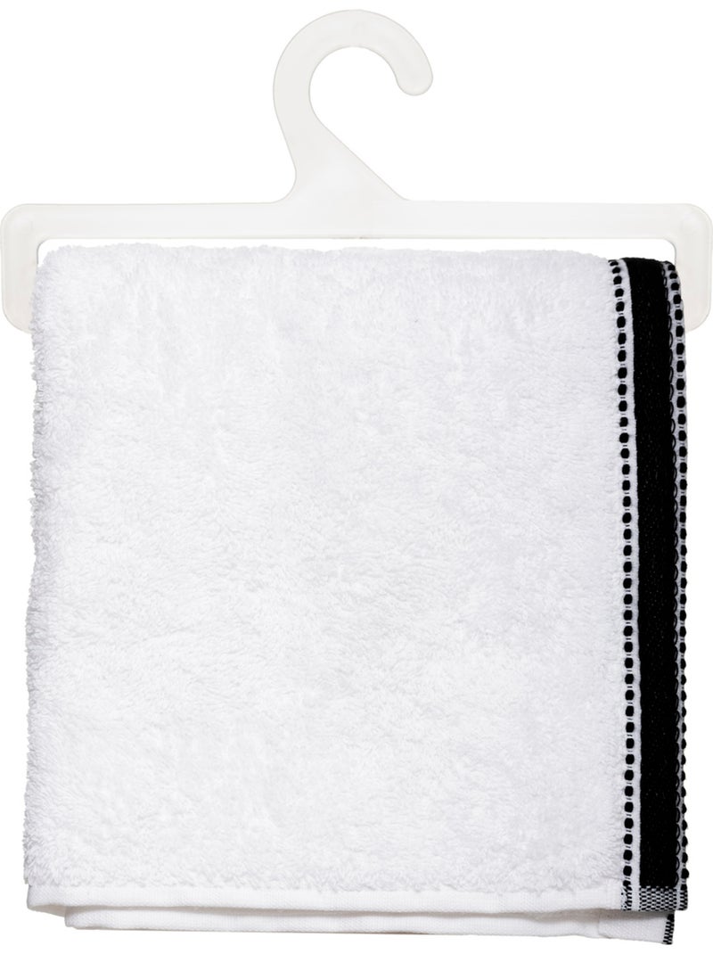 Serviette de toilette en coton JOIA Blanc - Kiabi