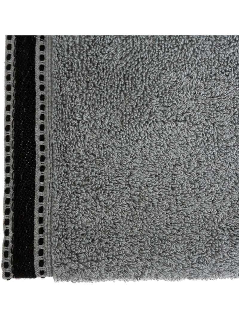 Serviette de toilette en coton JOIA Gris foncé - Kiabi