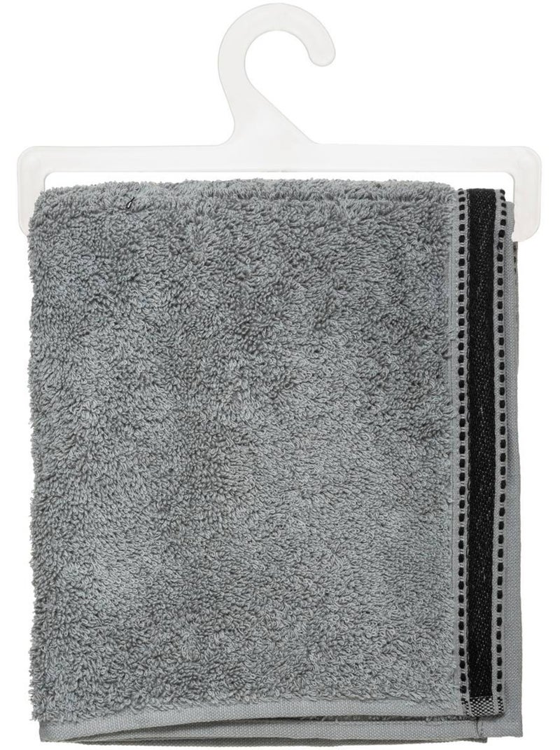 Serviette de toilette en coton JOIA Gris foncé - Kiabi