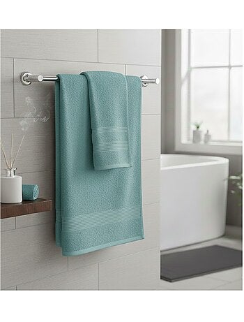 Serviette de toilette en coton Lilas