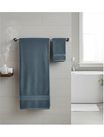 Serviette de toilette en coton Lilas