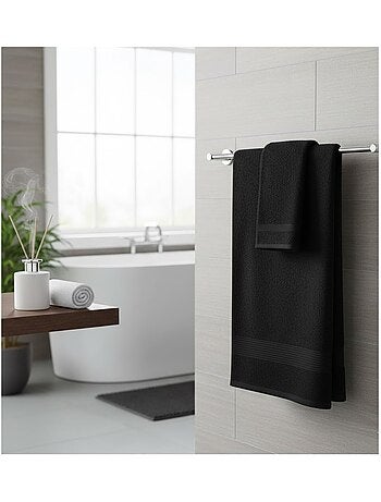 Serviette de toilette en coton Lilas