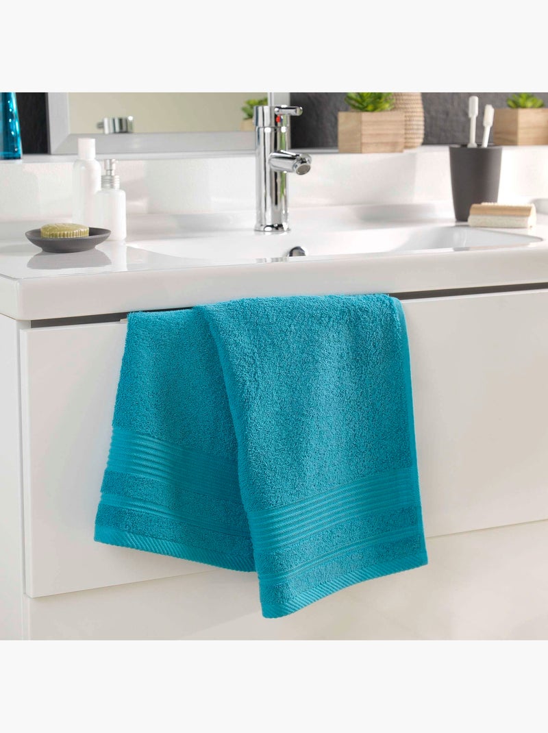 Serviette de Toilette en Coton Tendresse Bleu - Kiabi