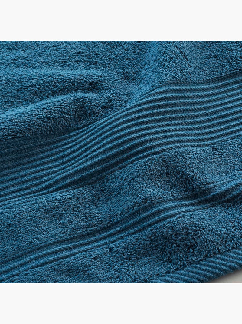 Serviette de Toilette en Coton Tendresse Bleu foncé - Kiabi