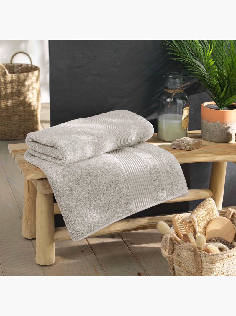 Serviette de Toilette en Coton Tendresse Lin - Kiabi