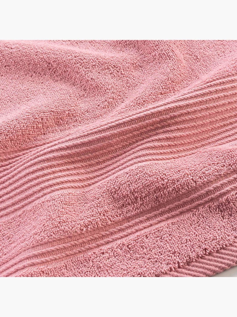 Serviette de Toilette en Coton Tendresse Rose - Kiabi