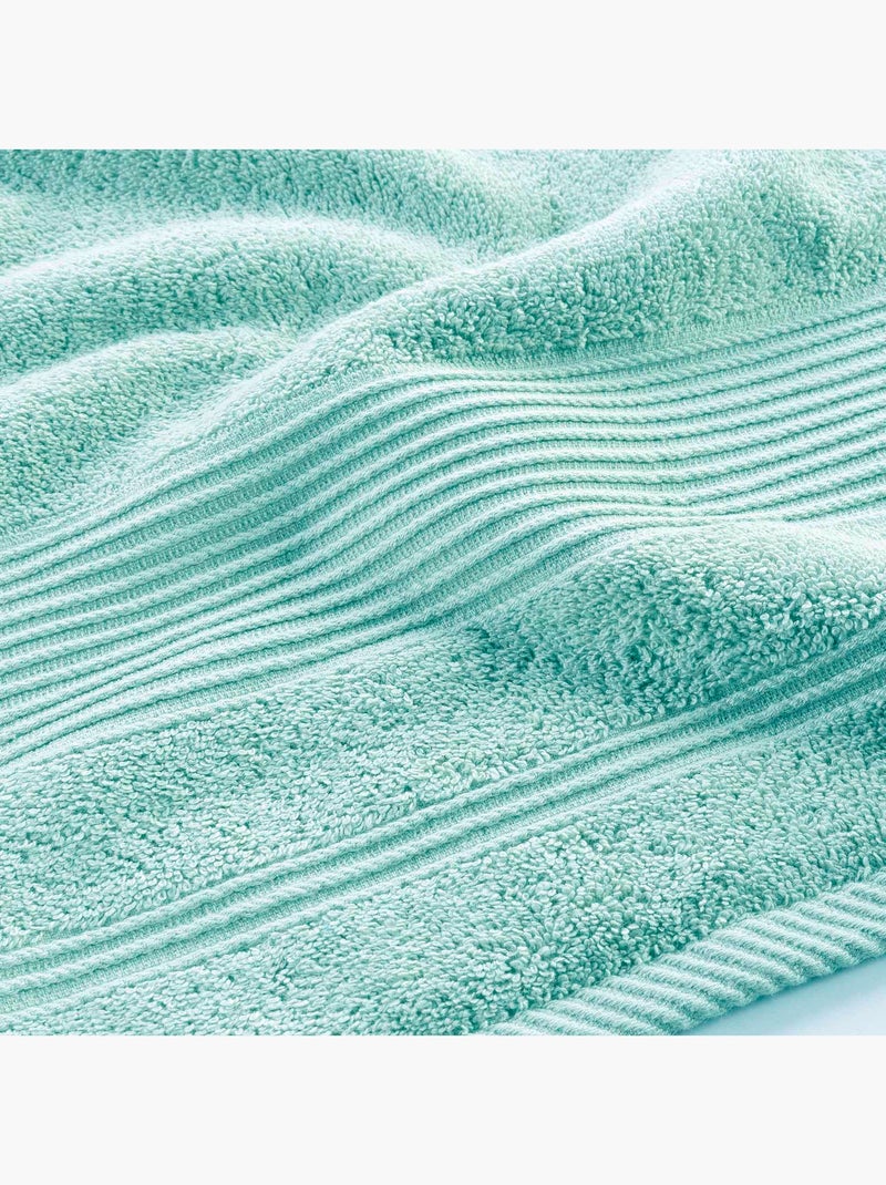Serviette de Toilette en Coton Tendresse Vert d'eau - Kiabi
