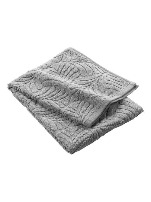 Serviette de toilette en éponge ciselée unie OCALA - Kiabi Serviette de toilette en éponge ciselée unie OCALA - Kiabi