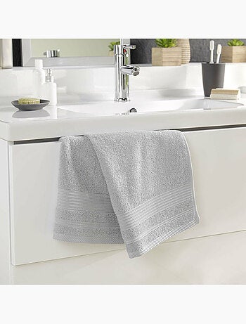 Serviette de toilette éponge unie tendresse