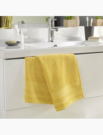 Serviette de toilette éponge unie tendresse