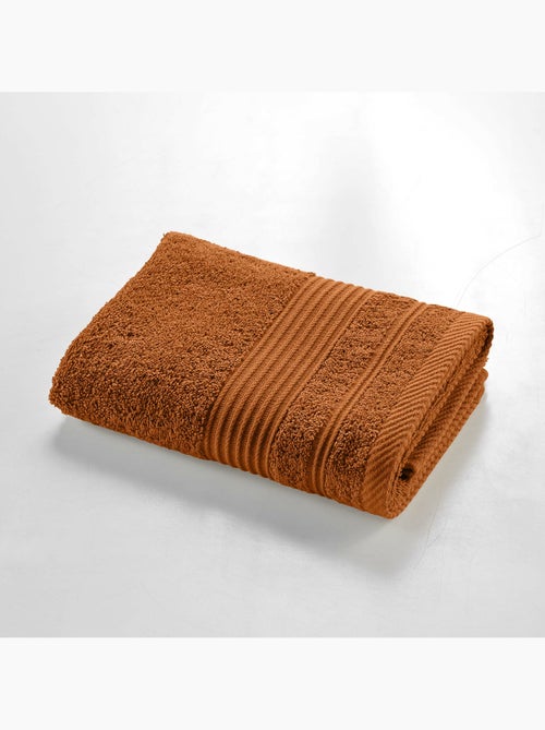 Serviette de toilette éponge unie tendresse - Kiabi