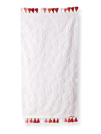 Serviette de toilette Escapade Kawaii blanc 50x90 cm - 100% Coton - 400 GSM