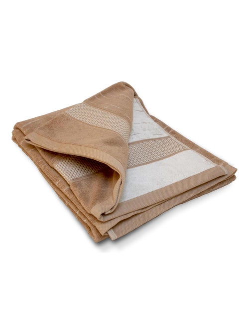 Serviette de toilette FICUS pur coton issu de l'agriculture biologique - Kiabi Serviette de toilette FICUS pur coton issu de l'agriculture biologique - Kiabi