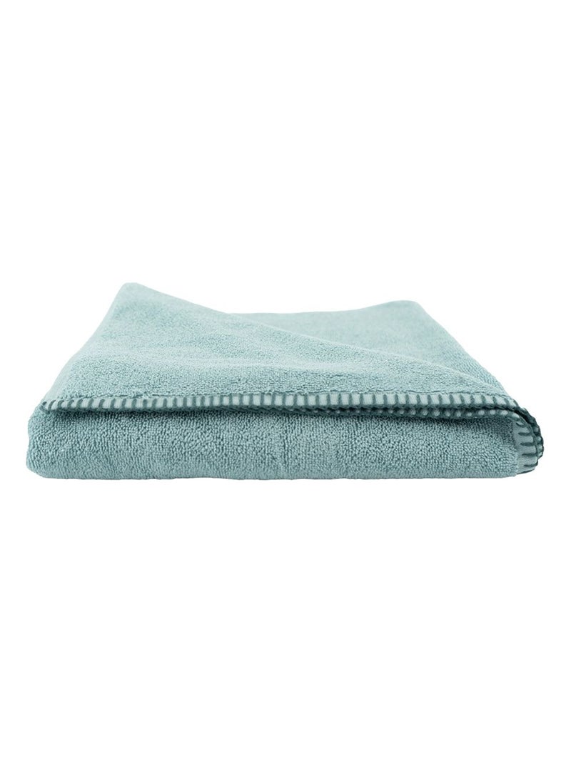 Serviette de toilette FJORD coton Bleu outremer - Kiabi