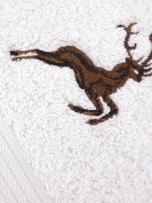 Serviette de toilette HIRSH - Kiabi