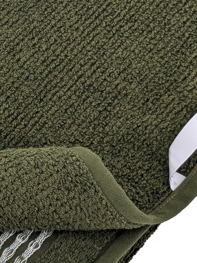 Serviette de toilette INTENSE Vert bouteille - Kiabi