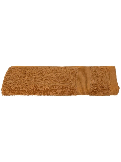 Serviette de toilette invite 30 x 50 cm Couleur moderne cannelle - Kiabi